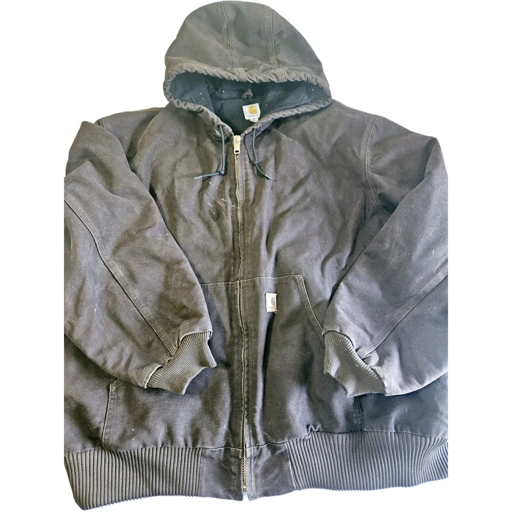 Carhartt Jacket Men's Size 3XL Regular Fit Heavy Duty‎ Work Weat Brown